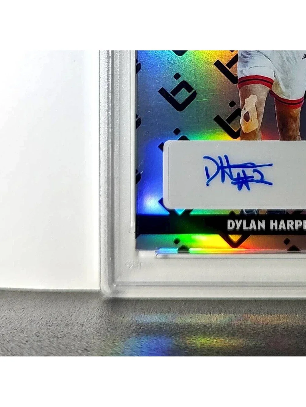 Dylan Harper 2025 Leaf Metal #BILA-DH1 Refractor PSA 9 Auto 10